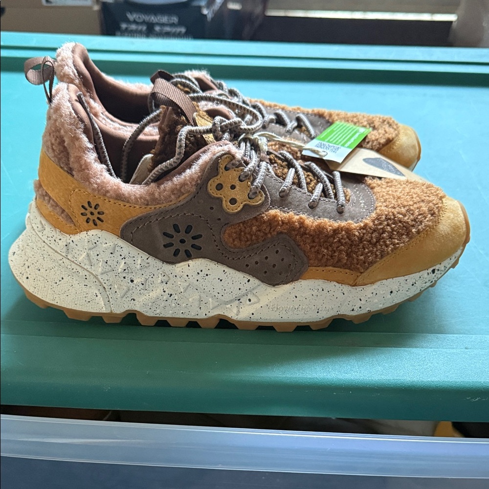 YMC Multi-Tone Textured Sneakers - Picture 2 of 3